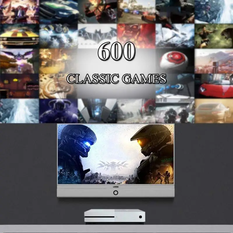 Развлекательная система ретро игровая консоль 600 классические игры с 2 шт