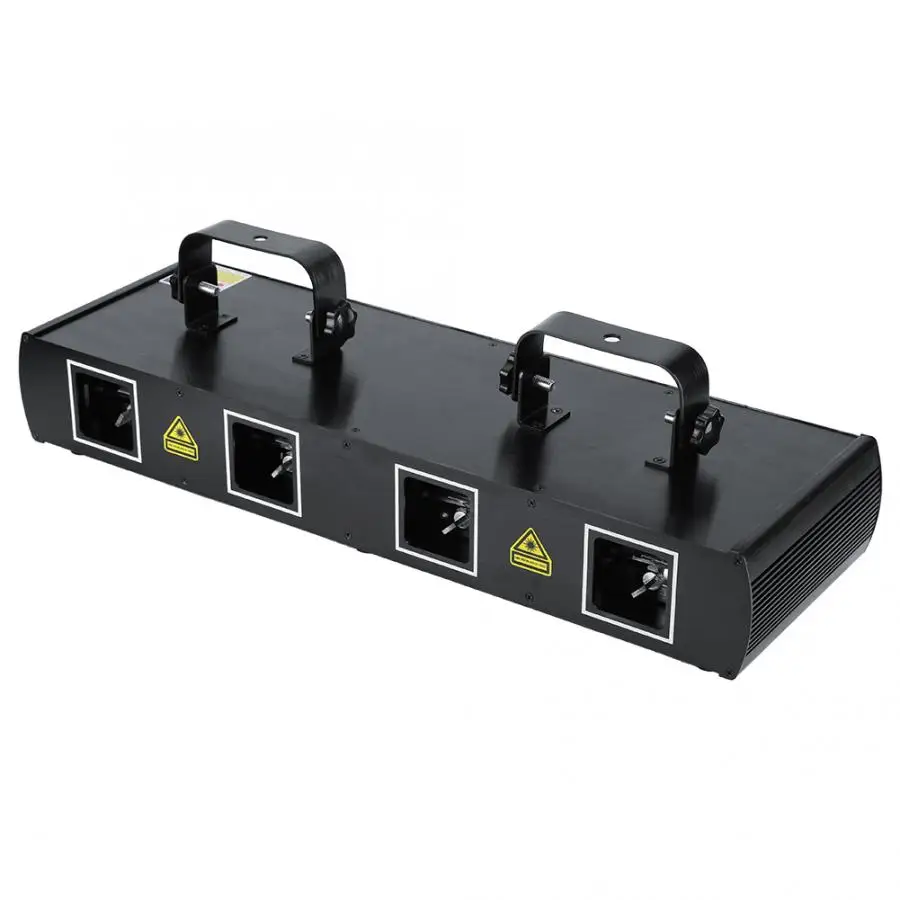 4 линзы 30 Вт лазерный сценический свет 7CH DMX512 реагирующий на Звук ДИСКО вечерние эффект ЕС розетка для лампы 220~ 240 В DMX512 мастер-раб авто