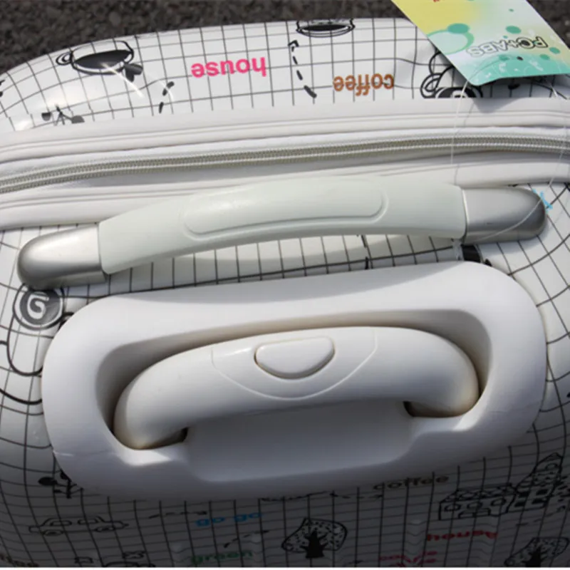 New Men Women Universal 4 Wheels Travel Trolley Bags Rolling Luggage Case 20 24 Inch Baggage