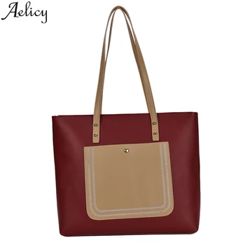 

Aelicy Crossbody Bags For Women 2019 Luxury Brand Fashion Lady Outdoor Solid Color Large Capacity Leather Shoulder Bag Handbag