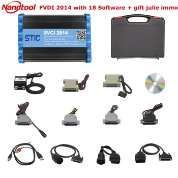

Original SVCI 2014 FVDI 2014 ABRITES Commander Diagnostic Scanner Odometer Correction Key Programmer Unlimited with 18 Software