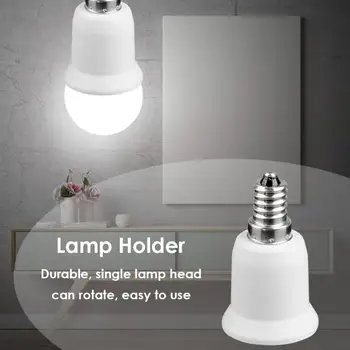 

10pcs Universal E14-E27 White Light Holder Converters Adjustable Rotary LED Lamp Bulb Socket Base Adapter Converter