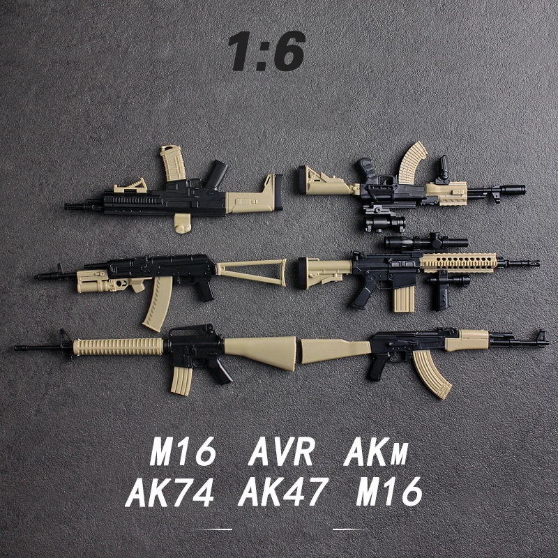 1/6 Model Building Kits Scale Plastics United States Small Rifle Gun ...