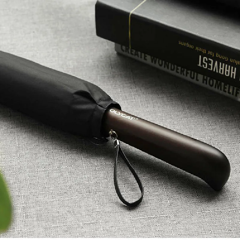OLYCAT-Large Rain Umbrella for Men and Women Windproof Male Walking Stick Golf Umbrella Cane Cane 24K folding umbrella wind resistant umbrella windproof umbrella