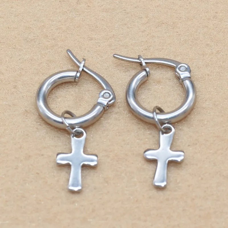 Титановые серьги-кольца 12 мм с сердечком и жемчугом, Star Charms316 L, нержавеющая сталь, не выцветает, не вызывает аллергии