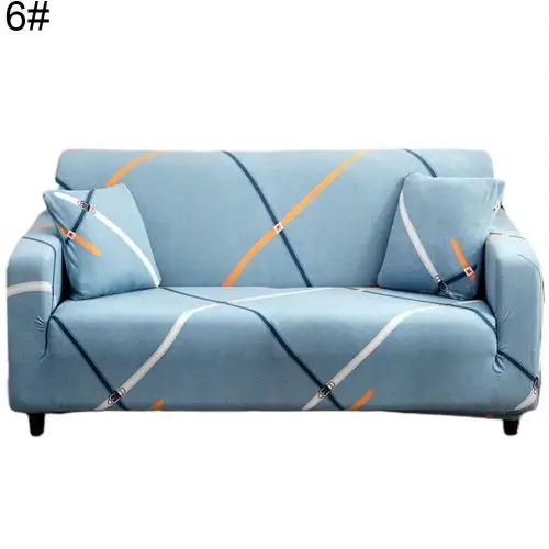 Мода для одного человека эластичный диван Полное покрытие диване Slipcover протектор Декор нежный Печатный узор, более стильный красивый - Цвет: 6