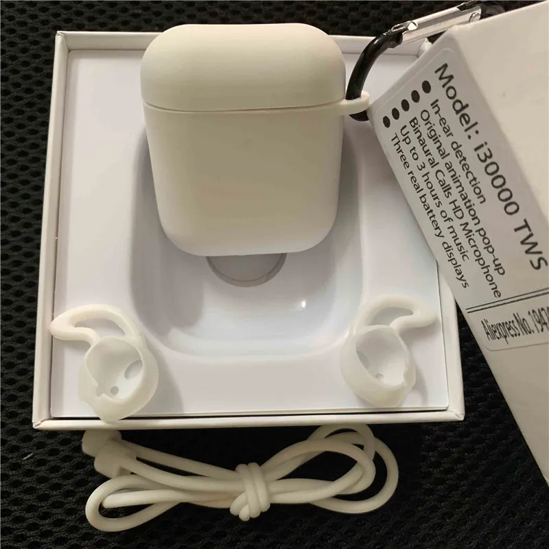 I30000 TWS Bluetooth 5,0 наушники Pop Up 6D для наушников-вкладышей Беспроводной зарядки наушники PK I7 i12 I30 I60 I500 I9000 i9999 I10000 - Цвет: i30000tws-kits