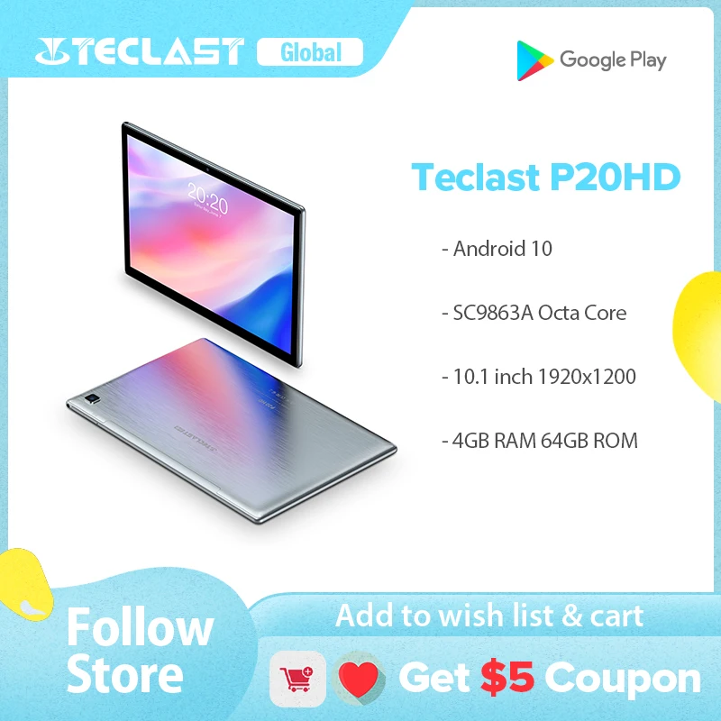 Teclast Phd 10 1 Inch Tablet Android 10 19 10 Octa Core 4gb Ram 64gb Rom Dual 4g Phablet Ai Speed Up Tablets Pc Dual Wifi Chollo Electronica