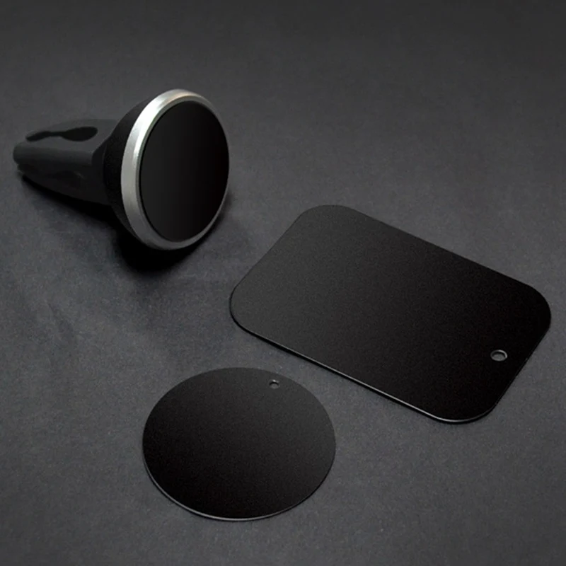 

4Pcs Car Phone GPS Mount Holder Magnetic Metal Plate Disc Mobile Phone Stand Round/Square Magnet Sticker
