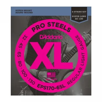 

Eps170-6sl prosteels strings for 6-string bass guitar, light, 30-130, S.Long, D'Addario