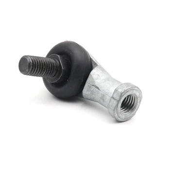 

4 pcs SQ6-RS M6 6mm 90 Degrees Connector Ball Joint Rod End Right Hand Tie Bearing Male Steel
