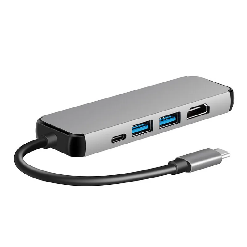 Type-c-HDMI порты 5 в 1 для Apple samsung huawei usb-c пять-в-одном концентратор 3,0 функция расширения