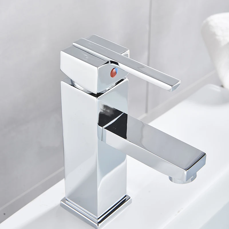 Modern Style Free Shipping Senlesen Basin Faucet Cold and Hot Water Mixer Torneira Da Bacia Single Handle Bathroom Tap