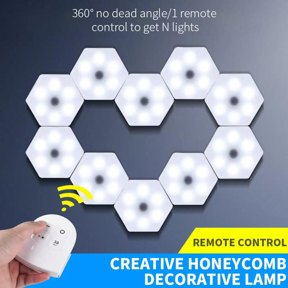 

Super Bright Cob Under Cabinet Light LED Wireless Remote Control Dimmable Wardrobe Night Lamp Home Bedroom Closet Kitchen