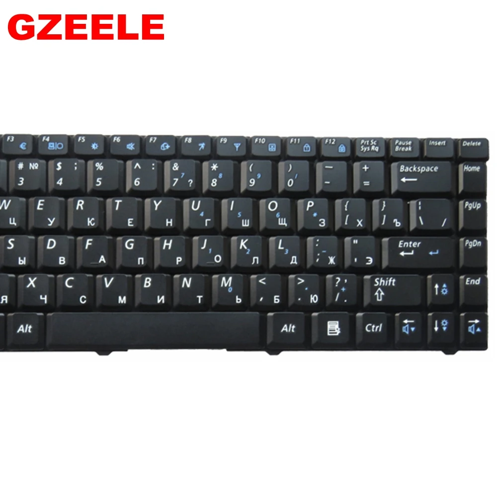 RU Клавиатура ноутбука для samsung R519 NP-R519 Русский черный