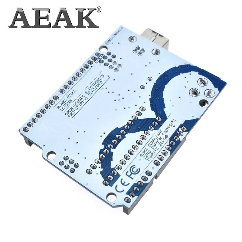 Смарт Электроника AEAK UNO R3 MEGA328P ATMEGA16U2 макетная плата без кабеля USB для arduino
