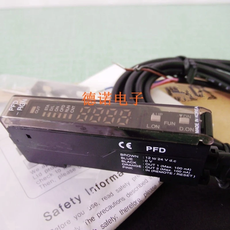 Brand new original digital display optical fiber amplifier sensor PFD-RGN | Электроника