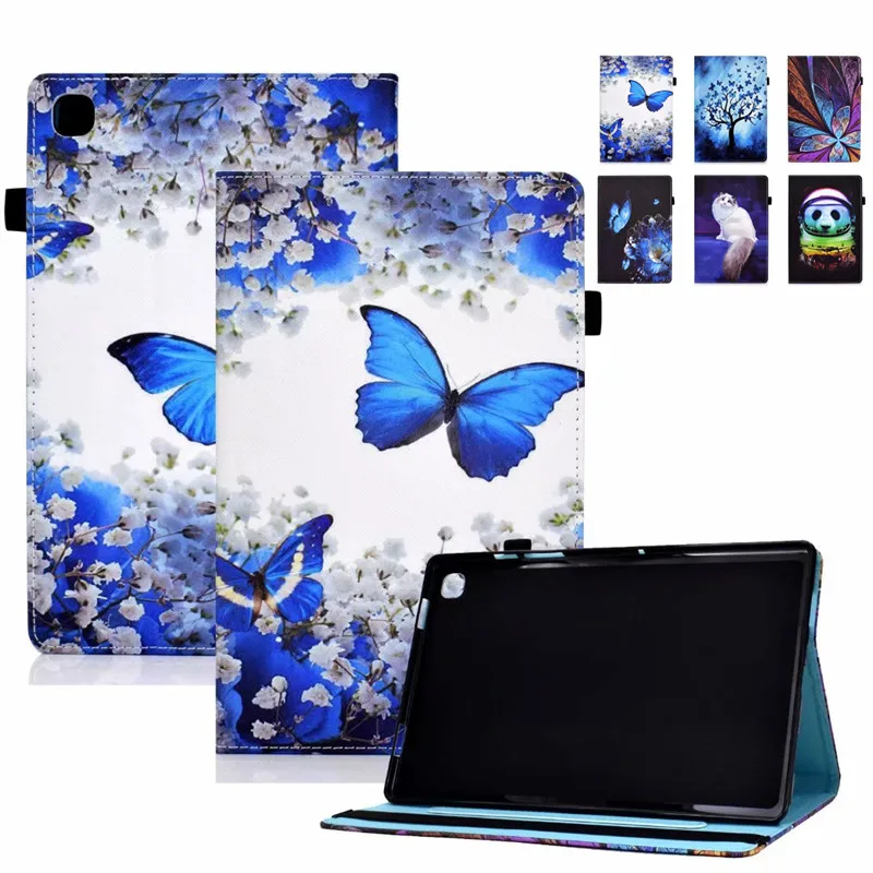 Чехол Kawaii Butterfly Funda для планшета Samsung Galaxy Tab A 8 0 2019 чехол Sm-T290 T295 T297 детский |