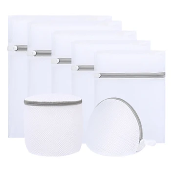 

HOT Polyester Mesh Bag Underwear Laundry Bag Fine Mesh Bra Special Protective Washing Bag Seven Set
