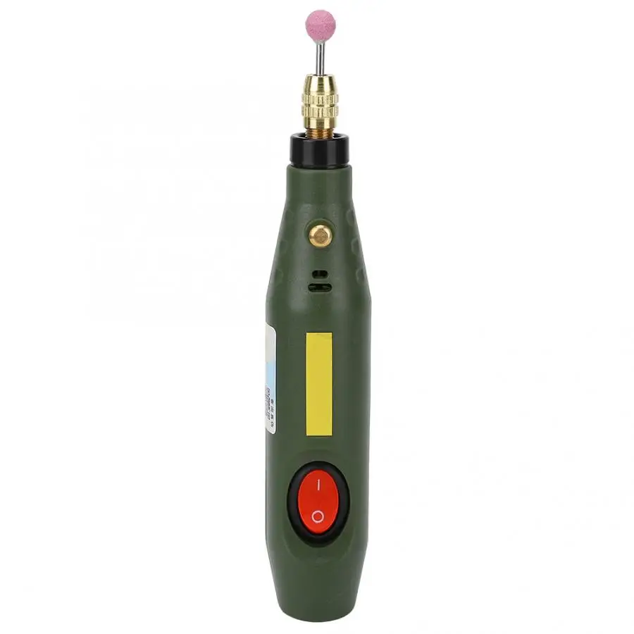 19Pcs Electric Grinder Machine Set Mini Adjustable Speed Drill Kit Polisher Hand Tool 18W DIY Polishing Tool