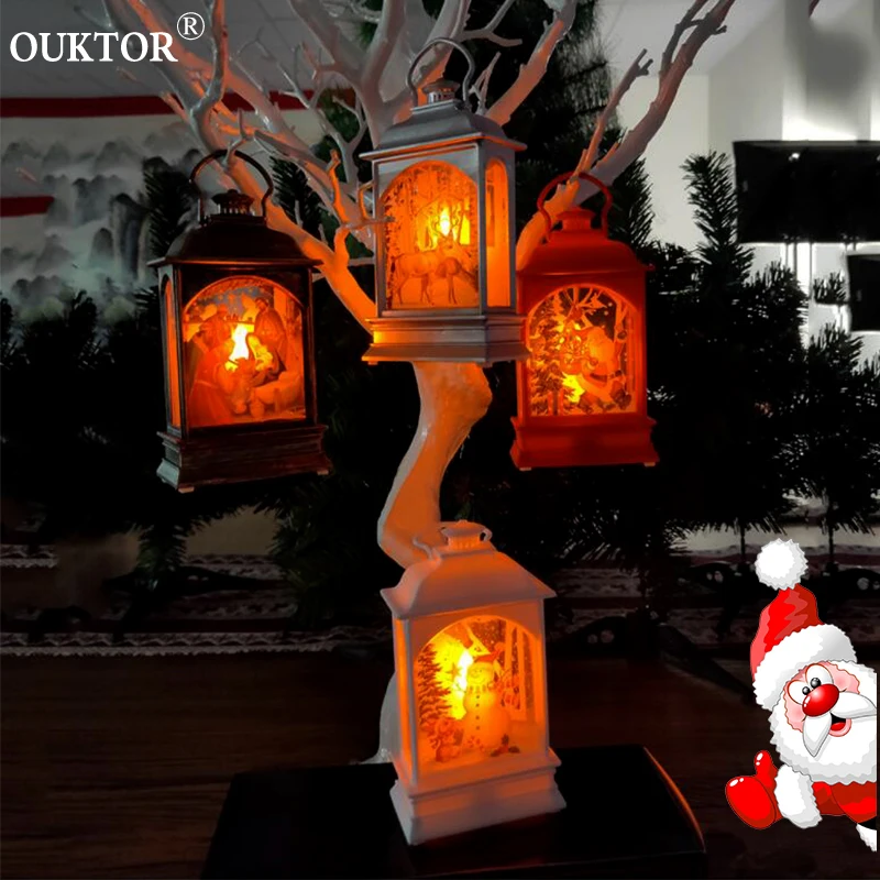 New Years LED Candles Flameless Small Oil Lamp Tealights for Home Wedding Party Christmas Dinner Decoration Lamp Night Light