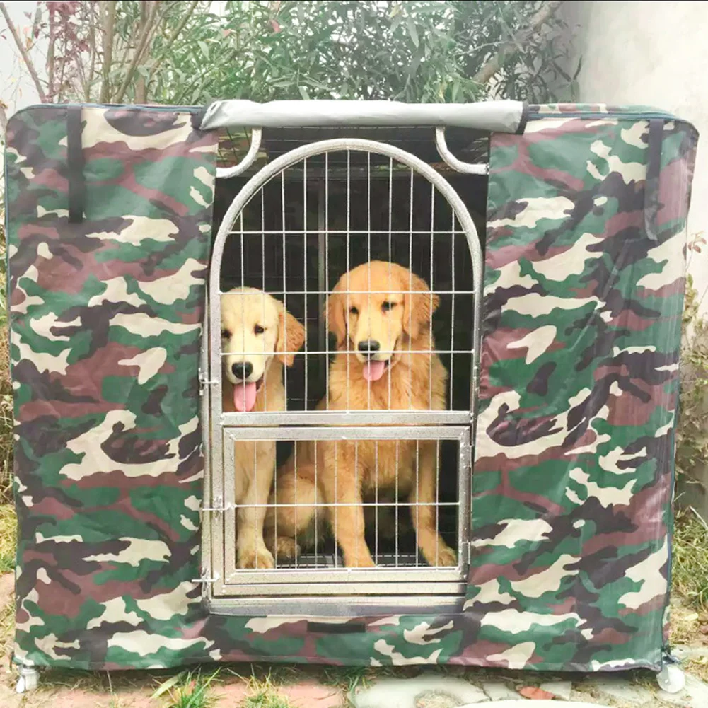 

Cat Dog Cage Protection Cover Dustproof Windproof Breathable Removable Easy to Clean Pet Cage Protective Cover Pet Supplies