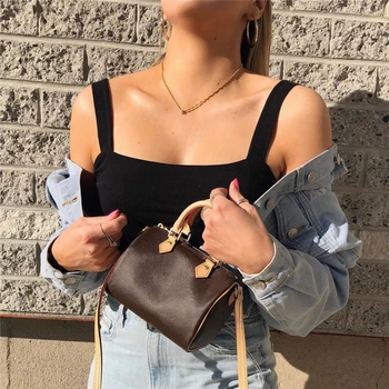 

Hot Selling 2020 New Luxury design Women mini handbag Best quality Speedy nano shoulder bag Fashion Crossbody bag Free shipping
