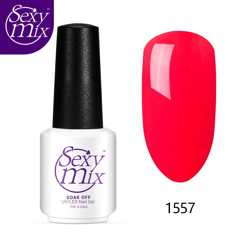Сексуальный микс 119 цветов УФ-гель для ногтей длительный цветной светодиодный гель лак для ногтей замачиваемый УФ лак для ногтей с блестками эмалевый лак - Цвет: 1557