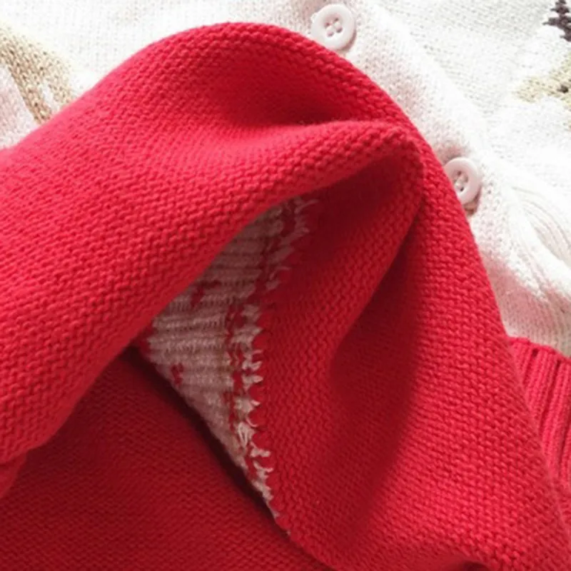 Зимний теплый пуловер для малышей; свитера для маленьких мальчиков и девочек; Рождественский свитер с длинными рукавами и рисунком лося; топы для маленьких мальчиков и девочек; одежда