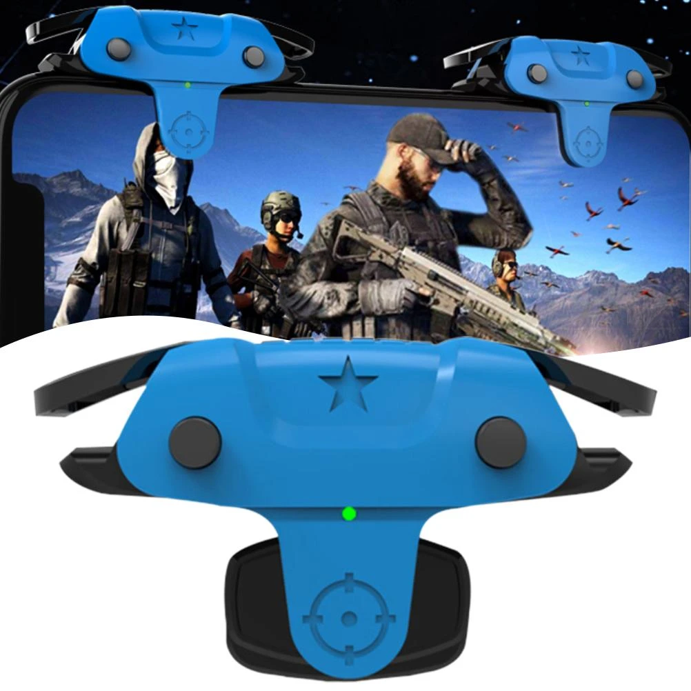 Mobile game Aim buttons Gamepad For PUBG Mobile Game 1s Shoot 26 Times Controller Joystick Shooter Button Trigger for Android