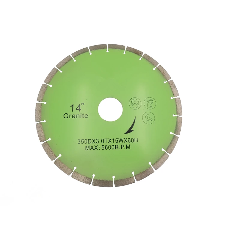 

DB46 Key Slot Sintered Diamond Circular Saw Blades 14 Inch D350mm Hot Press Sharp Cutting Disc no Chipping for Stone 10PCS