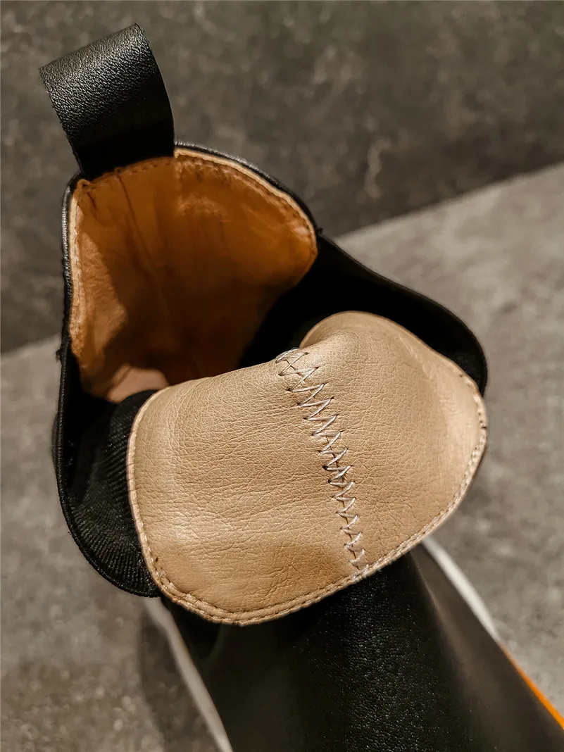 FEDONAS/модные брендовые женские ботильоны из натуральной кожи; ботинки «Челси» с эластичной лентой; ботинки на платформе; повседневная спортивная обувь для женщин