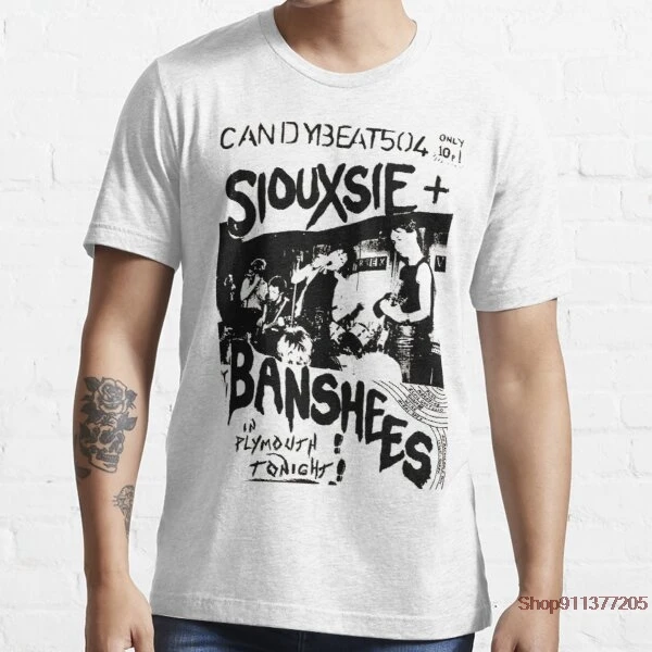 Мужская футболка Siouxsie flyer из 100% хлопка с короткими рукавами Повседневная летняя
