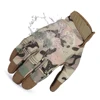 Touch Screen Multicam Waterproof Windproof Cold Weather Winter Warmer Fleece Snowboard Tactical Hard Knuckle Full Finger Gloves ► Photo 3/6
