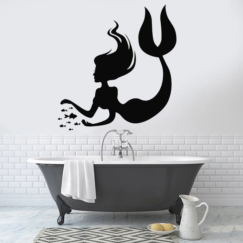 Vinilos Decorativos - Baño sirena