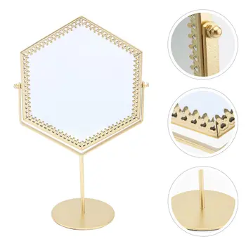 

1Pc Makeup Mirror Bedroom Mirror Tabletop Mirror Desk Mirror Standing Mirror for Desktop