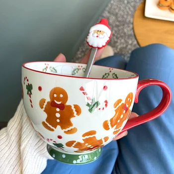 

Ceramic Coffee Mug Cup Milk Breakfast Luxury Christmas Coffee Mug Cute Small Ceramic Tazas De Cafe Creativas Christmas Mug