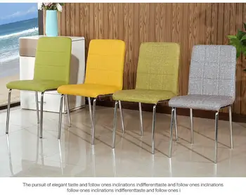 

Dining chair full dress new back dining table and chairs hotel chair leather restaurant simple home chair stool