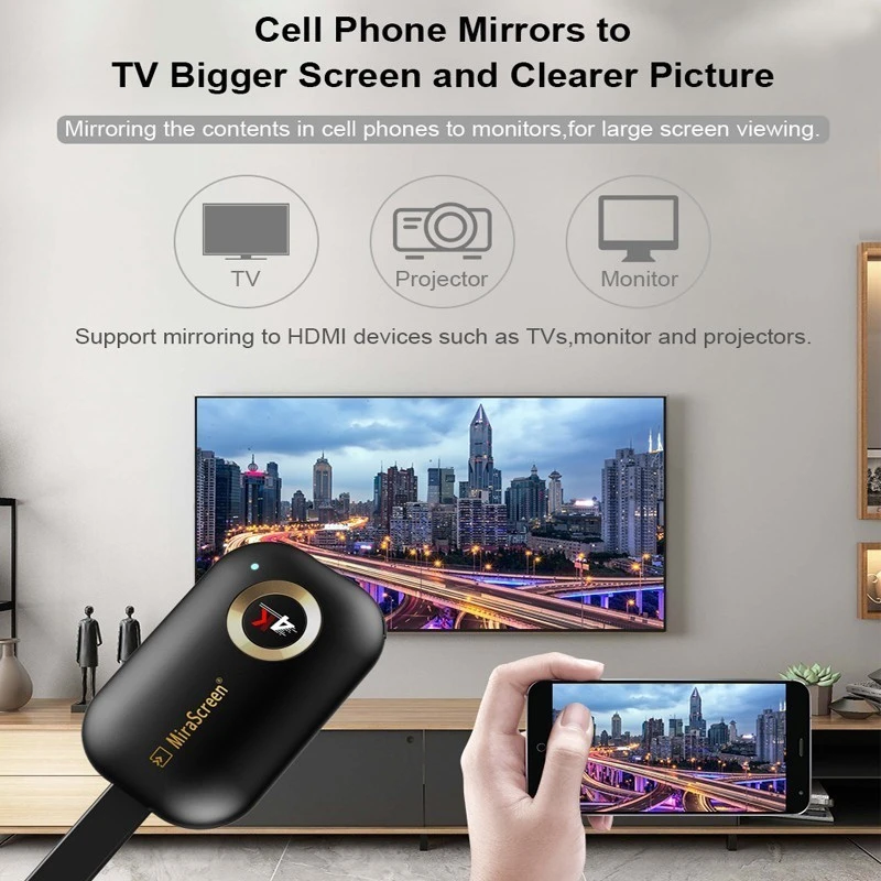 Mira экран G9 Plus 2,4G 5G 4K беспроводной HDMI Android tv stick Miracast Airplay приемник Wifi ключ зеркальный экран стример литой