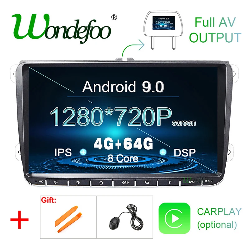 9619.79руб. 44% СКИДКА|DSP Android 9,0 2G16G Автомобильный GPS радио для VW PASSAT B6 B7 V7 Golf 5 6 Tiguan Bora Fabia быстрая для сиденья Leon Altea Toledo без dvd плеера|Мультимедиаплеер для авто| | - AliExpress
