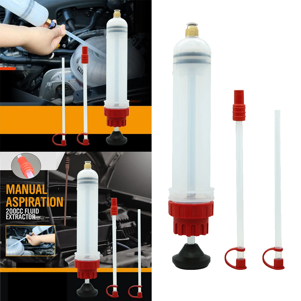 200cc Fluid Extractor Syringe/ Oil Suction Pump, Manual Extraction Filling Pump