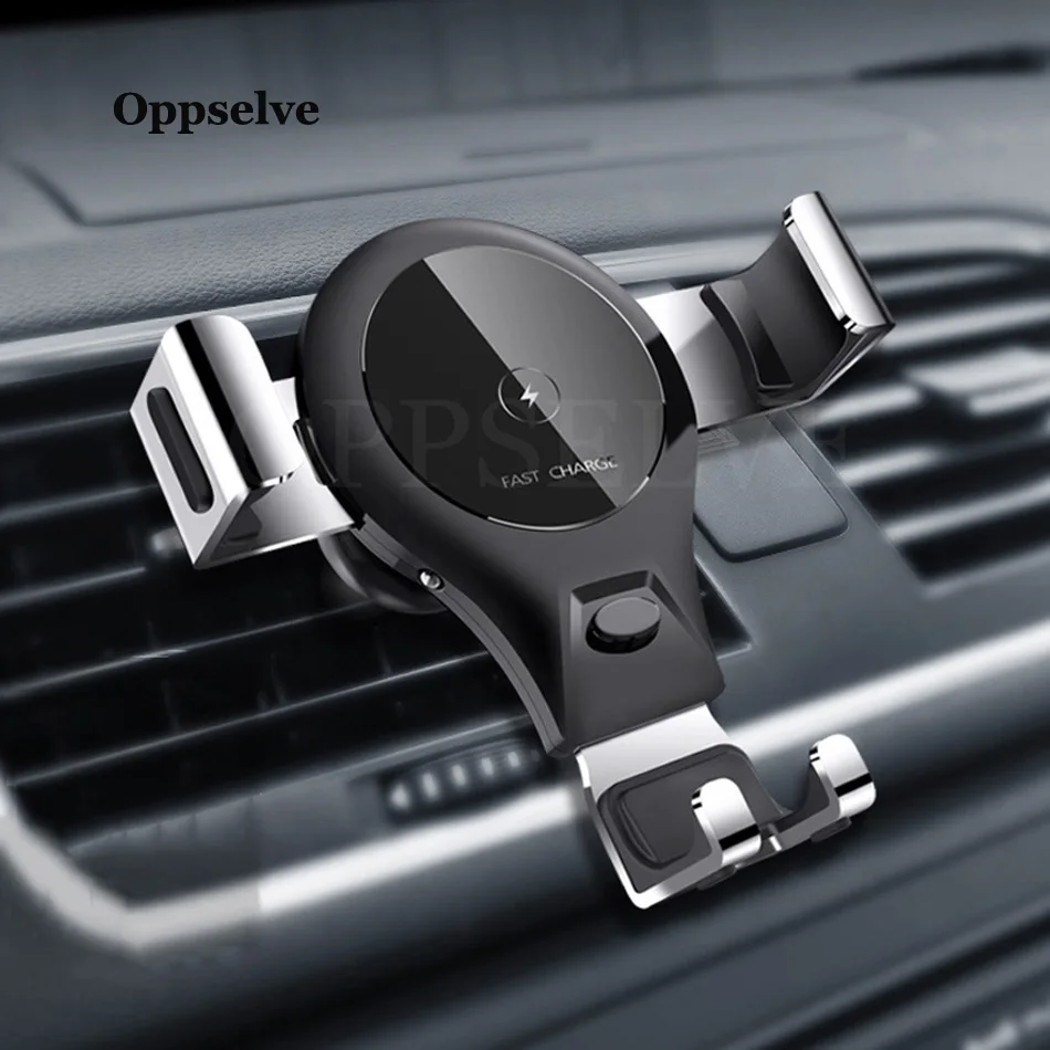 

Wireless Charger Car Phone Holder for Samsaung S10 S9 S8 Fast Wireless Charging for iPhone 11 X XR 8 Xiaomi Qi Wireless Charger