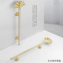 

Cabinet pure copper handle drawer cupboard wardrobe light luxury high-end modern Nordic new Chinese furniture brass door