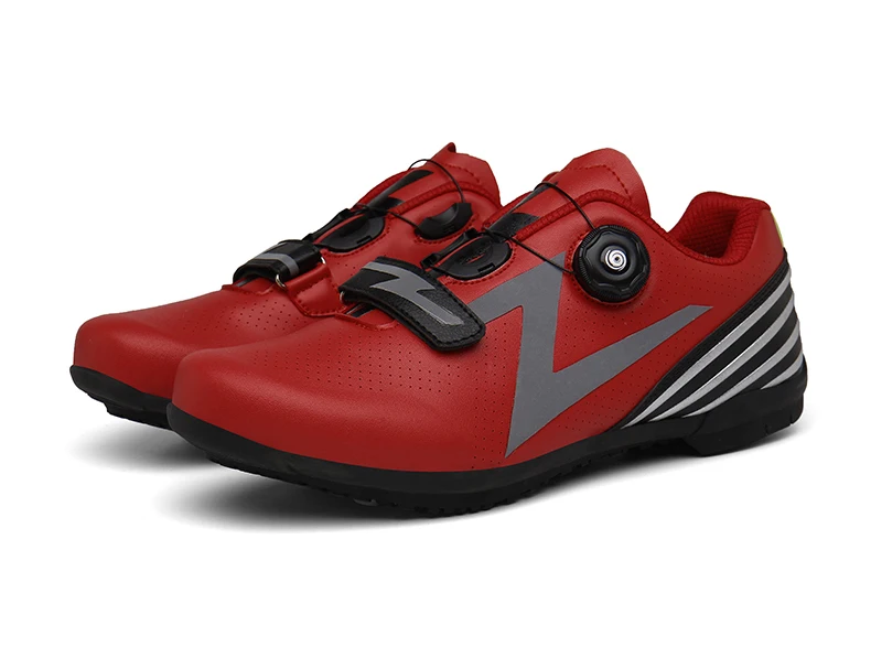 HOT MTB Road bicycle men and women Ventilation shoes Suitable for Black red green mountain road universal Cycling shoes