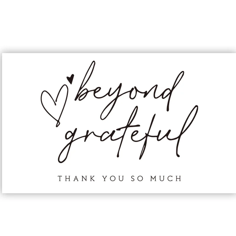 핑크 코팅 종이 명함 선물 장식, 화려한 감사 명함, 사랑을 가진 수제 30 매/팩  Best5