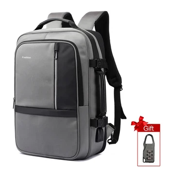 

Large Anti Theft Backpack Laptop Women Men Bagpack 17 Inch USB Charger Back Pack Travel Waterpoorf Men's Anti-theft Bag Mochila
