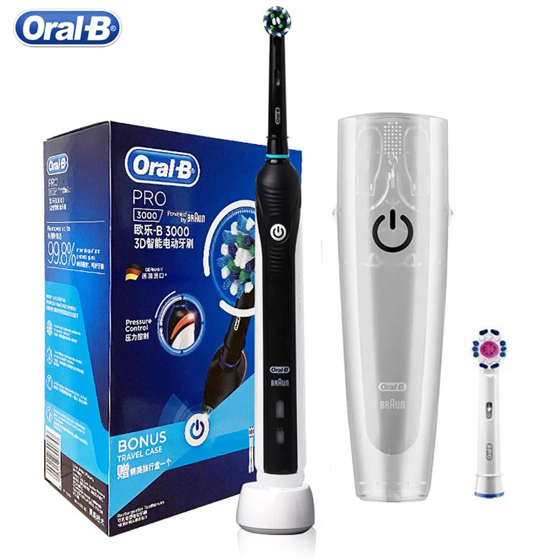 Зубная щетка Oral B Pro2000 ультразвуковая с датчиком давления 2 режима | Бытовая