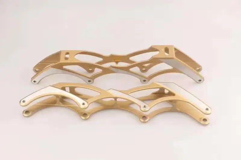 low center of gravity super light 7075 alloy inline speed skates base 90mm 100mm 110mm 4 wheels skating frame speed competition