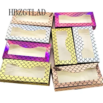 

Newes 50/pcs Carton Paper Packing Box for 25mm long eyeLash Wholesale Bulk Cheap Pretty Lashes Storage Packaging