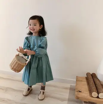 

2020 Korea style girls cotton dress fashion spring girls dresses 1-6 years HO278
